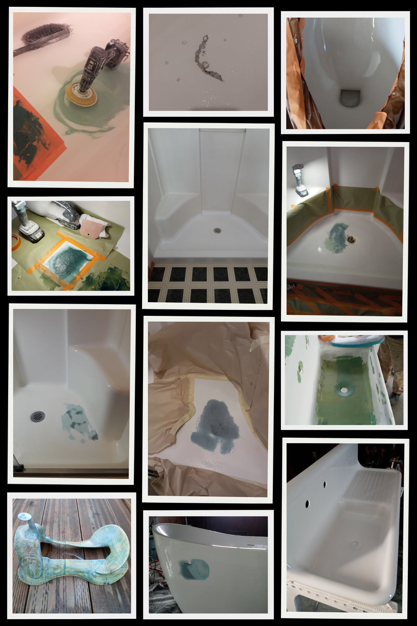 FIBERGLASS REPAIRS COLLAGE