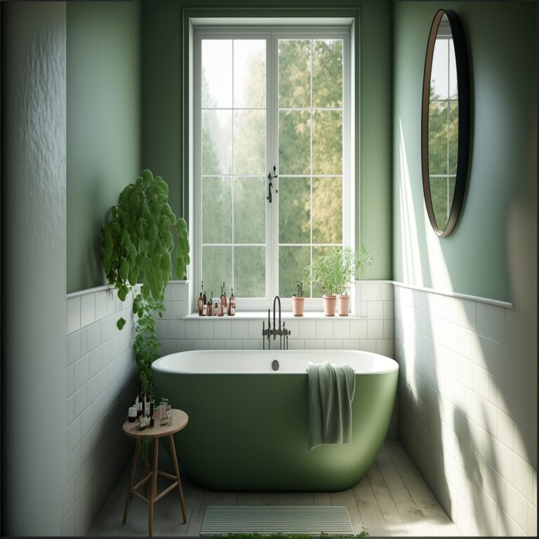 GREEN BATHROOM